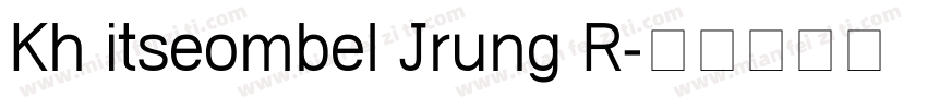 Kh itseombel Jrung R字体转换